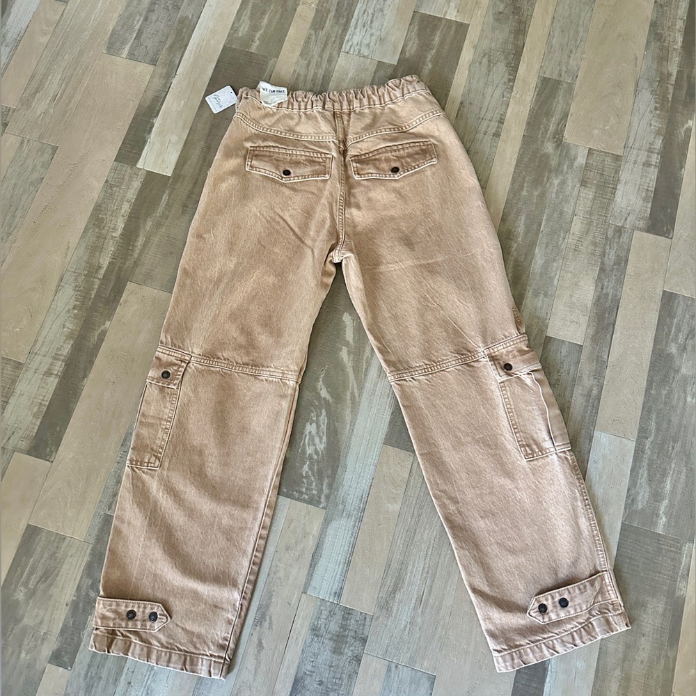Free People We The Free Marx Slouchy Cargo Pants NWT 27 - Picture 15 of 16